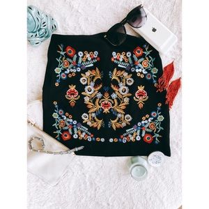 SHEIN Skirts - Embroidered Bodycon Skirt SHEIN Skirts - Embroidered Bodycon Skirt
